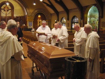 Reception of the body.